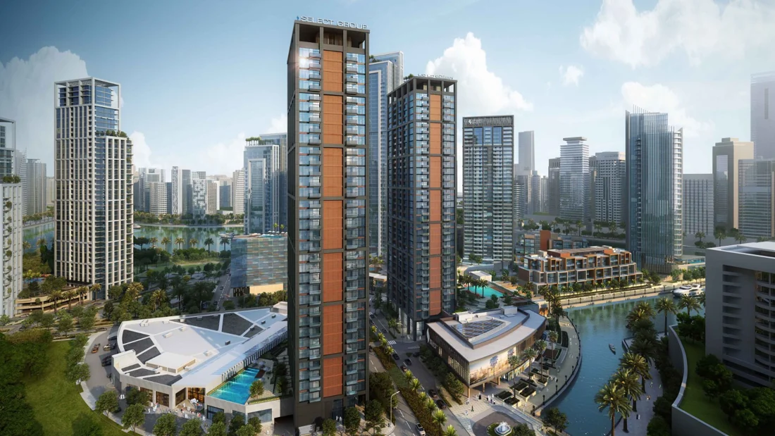 Peninsula Two exterior — official developer rendering