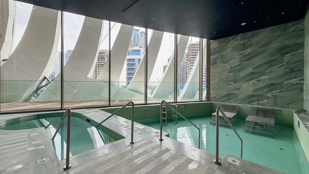 Jumeirah Living Business Bay — Indoor wellness pool — Official developer photograph