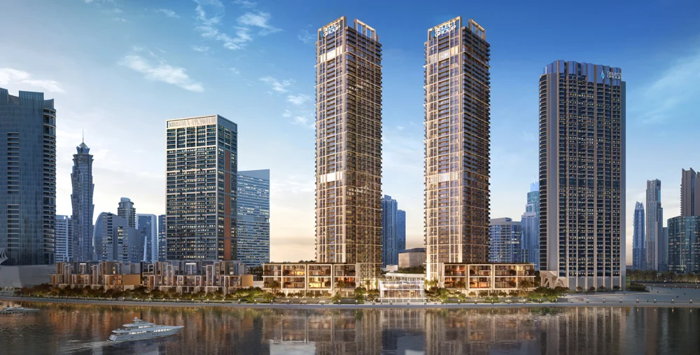 Peninsula Four — The waterfront towers — Official developer rendering