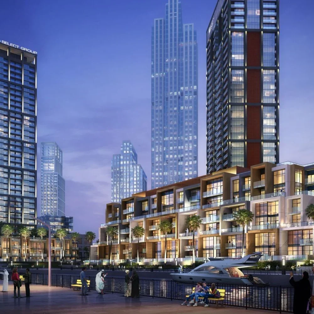 Peninsula One — The tower architecture — Official developer rendering