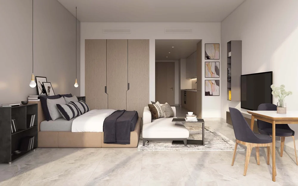 Peninsula Two — A studio residence — Official developer rendering