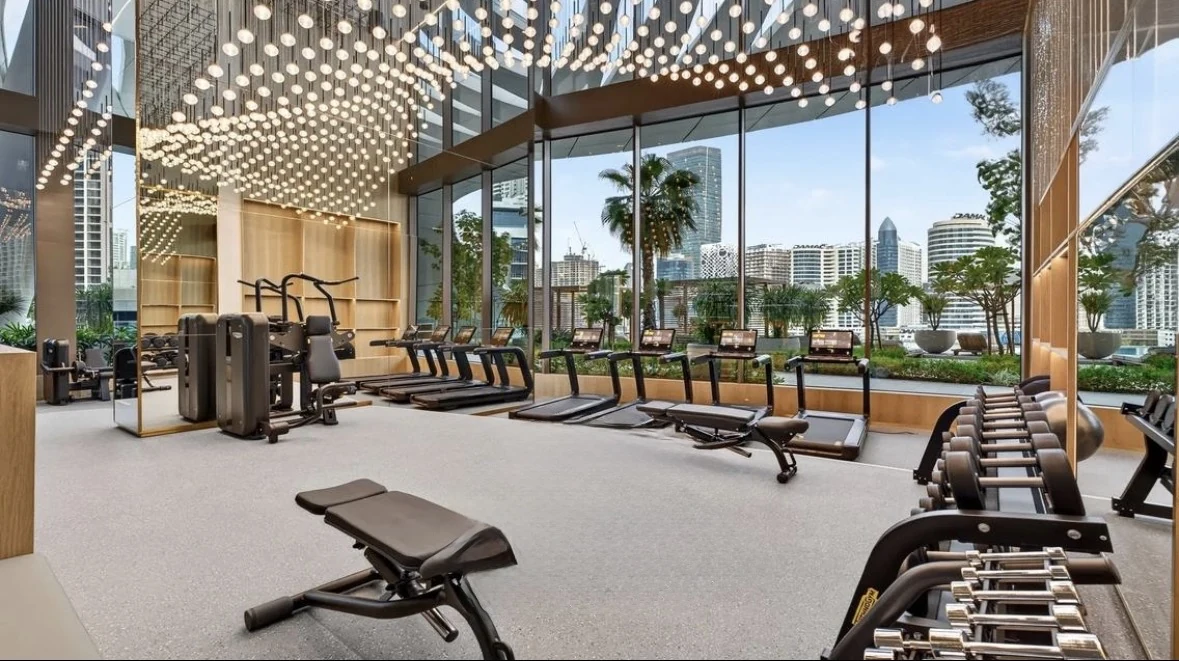 Jumeirah Living building gym — shared building amenity