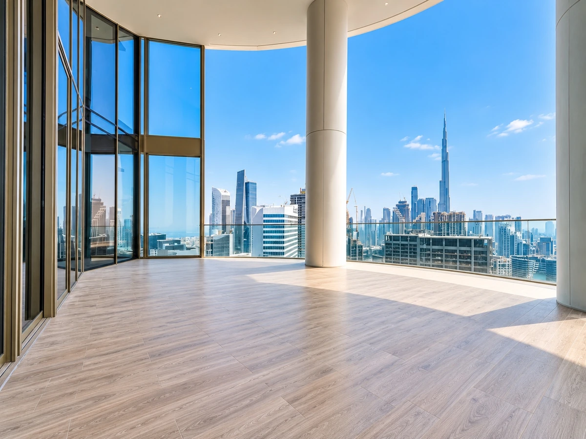 Jumeirah Living Business Bay — Duplex Living Area & Terrace