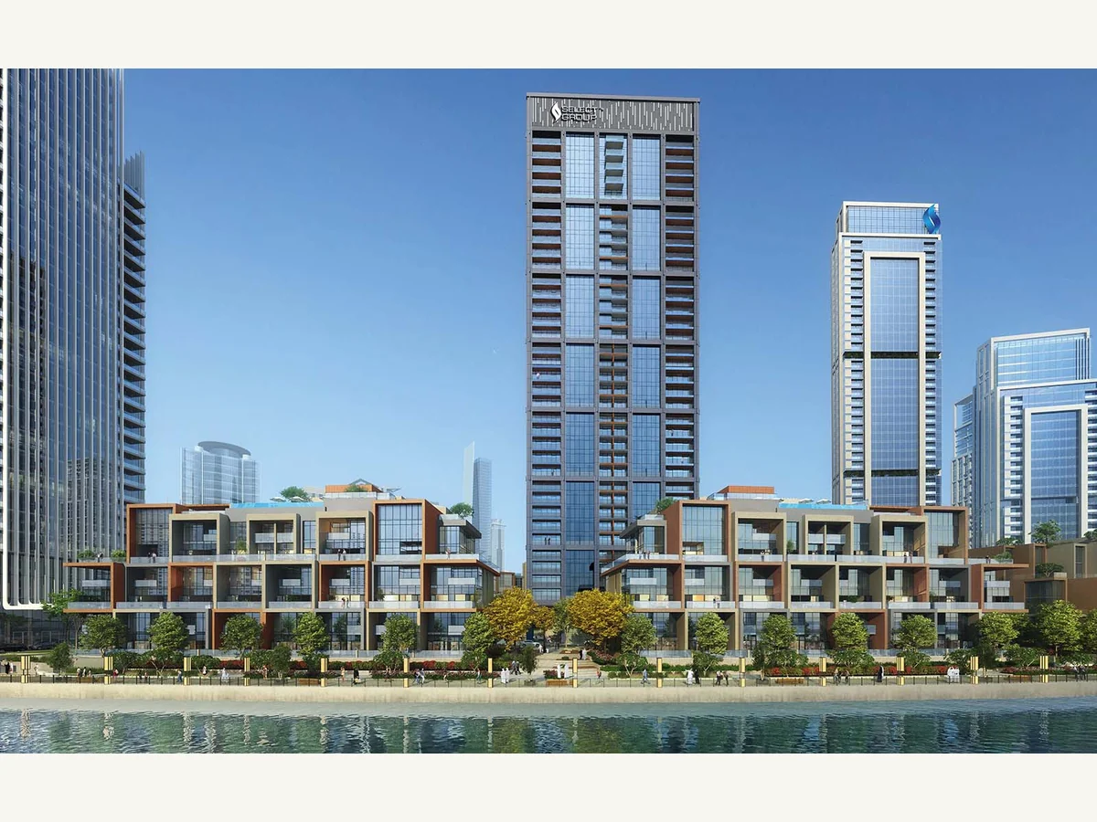 Peninsula Five exterior — official developer rendering